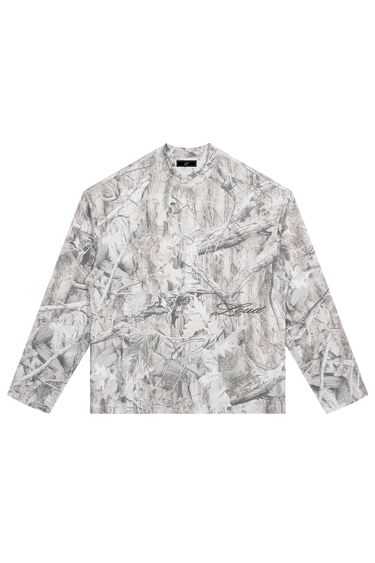 LOUD Art Dealer Waffle Long Sleeve - Forest – front | LOUD streetwear