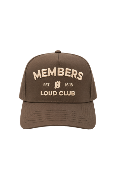 LOUD Members Cap - Brown - Live Look Loud