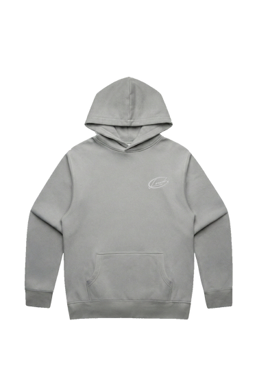LOUD Stone Grey Essential Hoodie - Live Look Loud