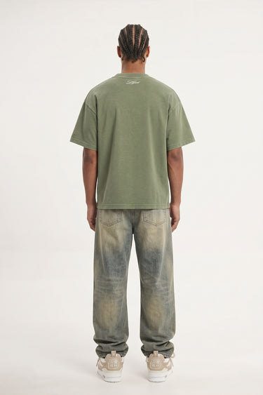 LOUD Art Dealer Arch T-shirt - Khaki
