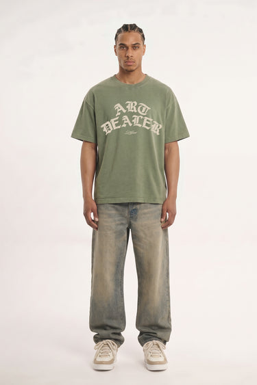LOUD Art Dealer Arch T-shirt - Khaki
