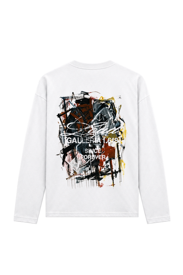 LOUD Art T-Shirt - Long Sleeve - White – back | LOUD streetwear