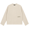 LOUD Art Dealer Waffle Long Sleeve - Ecru – front | LOUD streetwear