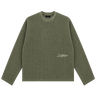LOUD Art Dealer Waffle Long Sleeve - Khaki – front | LOUD streetwear