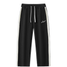 LOUD Black Side Striped Track Trousers - Live Look Loud