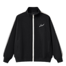 LOUD Black Striped Tape Track Jacket - Live Look Loud