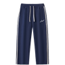 LOUD Navy Side Striped Track Trousers - Live Look Loud