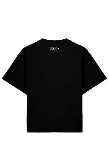 LOUD Painted Script T-Shirt - Black – back | LOUD streetwear
