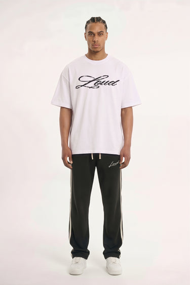 LOUD Painted Script T-shirt - White
